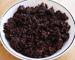 Сколько варить черный рис