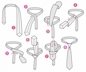Правила завязывания галстука