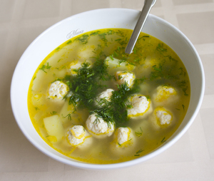 Суп с фрикадельками: рецепт