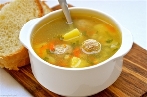 Суп с фрикадельками: ингредиенты