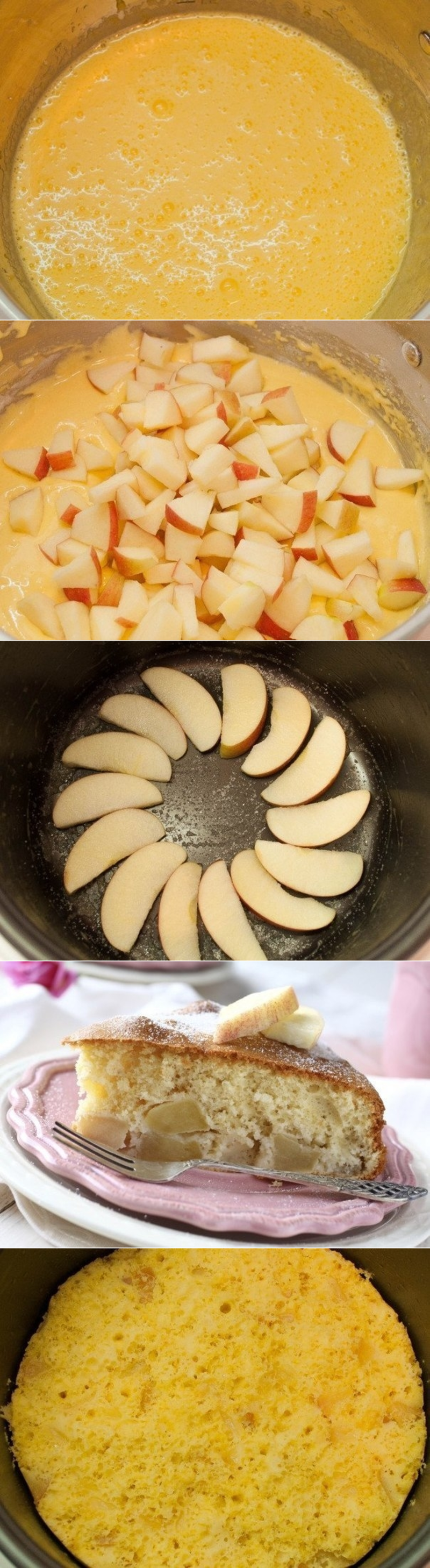 Пошаговые рецепты пышной шарлотки с яблоками 