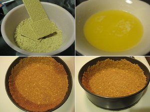 Процесс приготовления чизкейка