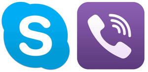 Skype и  Viber 